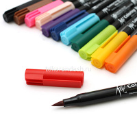 Набор маркеров-кистей акварельных "Koi Brush Pen" 12 цветов  XBR-12 от магазина "Карандаш"