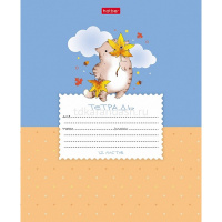 Тетрадь А5 12л косая линия "Приключения кота Пирожка" на скобе 5 дизайнов 12Т5В6/073579 от магазина "Карандаш"