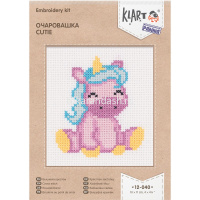 Набор для вышивания "Очаровашка" 10х11см (канва, нитки, игла, схема) 12-040 от магазина "Карандаш"