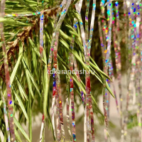 Дождь 1,5м голография серебро Y9826-24 от магазина "Карандаш"