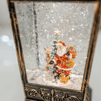 Сувенир "Фонарь. Дед Мороз с елкой" 24х12см (USB, свет, музыка) SK4924 от магазина "Карандаш"