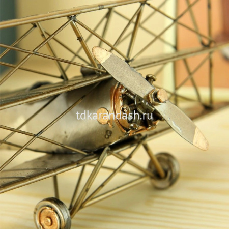Декоративное изделие "Самолет Fokker Dr. I" 21х21х11см металл RD-2404-C-106 от магазина "Карандаш"