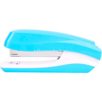 Степлер №24/6,26/6 15л глубина 60мм, пластик голубой/белый E0350 от магазина "Карандаш"