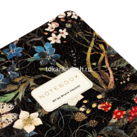 Тетрадь А5 60л клетка "Flora. Лесные ягоды" прошитый блок, искусственная кожа 7-60-1384/05 от магазина "Карандаш"