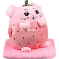 Животные "Фрукты" 32х28см с пледом 5 видов XM24913 от магазина "Карандаш"