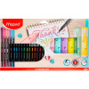 Набор для рисования 22 предмета "Lettering Set" (маркеры, ручки) 983719