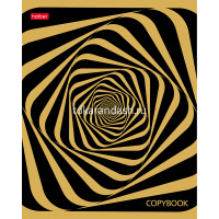 Тетрадь А5 48л клетка "Золотая иллюзия" на скобе, фольгирование, 5 дизайнов 48Т5фВ1/062737 от магазина "Карандаш"