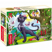 Пазлы 24 эл. "Веселые джунгли" 17,5х13см 4 вида 24ПЗ5/072659 от магазина "Карандаш"