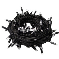 Эл/гирлянда 100 синих диодов 10м, черный провод, уличная Y5908-17 от магазина "Карандаш"