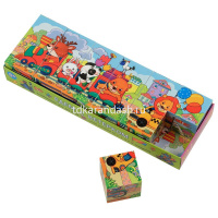 Умные кубики 12шт. "Путешествие с ветерком" 978-5-8112-8024-7 от магазина "Карандаш"