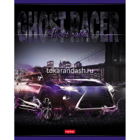 Тетрадь А5 48л клетка "Призрачный гонщик" на скобе выборочный лак 5 дизайнов 48Т5вмВ1/052334 от магазина "Карандаш"