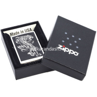 Зажигалка "Tigre" 38x13x57мм латунь/сталь, серебристая 207/36053 от магазина "Карандаш"