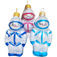 Ёлочное украшение "Космонавт" h-11см в подарочной упаковке ФУ-616 от магазина "Карандаш"