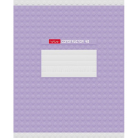 Тетрадь А5 48л клетка "Constructor" на скобе глянцевая ламинация 5 дизайнов 075079 от магазина "Карандаш"