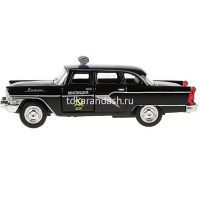 Машина "ГАЗ Чайка милиция" черная, инерционная, металл 11,5см (открывающиеся двери) X600-H09082-R от магазина "Карандаш"