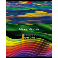 Тетрадь А5 96л линия "Полосатый мир" на скобе 96Т5В2/042678 от магазина "Карандаш"