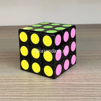 Кубик 6х6х6см неоновый MF2402 от магазина "Карандаш"