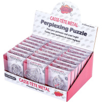 Головоломка металлическая 10х8см 24 вида E526 от магазина "Карандаш"