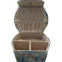 Шкатулка "Бабочки" 16х11,5х6,5см Y7415-18 от магазина "Карандаш"