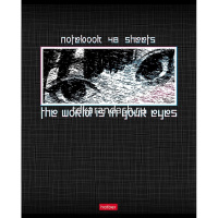 Тетрадь А5 48л клетка "Твой взгляд" на скобе выборочный лак 5 дизайнов 48Т5вмВ1/078253 от магазина "Карандаш"