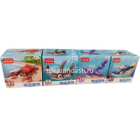 Конструктор 3D "Морские животные" количество деталей 26-29, 7х7х4,5см пластик, ассорти 9103/11311-24 от магазина "Карандаш"