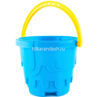 Ведро "Крепость" 19х19х14,5см пластик, 3 цвета 70050 от магазина "Карандаш"