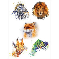 Папка д/акварельных набросков "Животные" А4 10л акварельная бумага 200г/м2 Р-2048 от магазина "Карандаш"