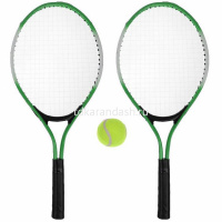 Ракетки для бадминтона 53см с мячом, 4 цвета, пластик, в чехле PZ2218 от магазина "Карандаш"