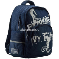 Рюкзак "Экстрим. Велосипед" 40х30х19см, 800гр, 2 отделения, 3 кармана, синий 12-002-091/02 от магазина "Карандаш"