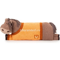 Игрушка-подушка "Лошадка Нокс" 63см серо-бежевая ЛПН/23/270-1 от магазина "Карандаш"