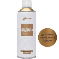 Краска в аэрозоли 520мл "HQ" зеркальное золото SNM001 от магазина "Карандаш"