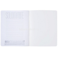 Тетрадь А5 96л клетка "SoloMatte. Черный бархат" на скобе, ламинация Soft-touch 092746 от магазина "Карандаш"