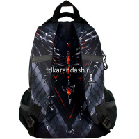 Рюкзак "Девушка панк" 31х44х16см, 600гр, 1 отделение, 5 карманов, черный 68253 от магазина "Карандаш"