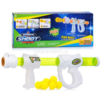 Воздушный пистолет 41х15см, в комплекте 8 мягких шаров Y7672-18 от магазина "Карандаш"