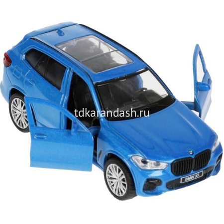 Машина "BMW X5 M-Sport" синяя, инерционная, металл 12см (открывающиеся двери) X5-12-BU от магазина "Карандаш"