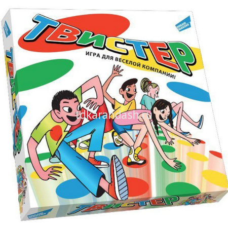 Игра "Твистер" 28,5х28,5см (размер поля 106х171см) 1915C