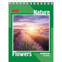 Блокнот А6 40л "Пейзажи" клетка на гребне 40Б6B1гр/004668 от магазина "Карандаш"