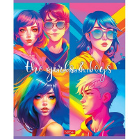 Тетрадь А5 48л клетка "Новое поколение" на скобе 5 дизайнов 48Т5В1/085328 от магазина "Карандаш"