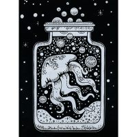 Альбом с гравюрами 14х20см 10л. "Безбрежный океан" (в комплекте пластиковый штихель) GHPB-07 от магазина "Карандаш"