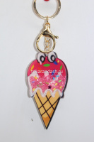 Брелок со стразами, размер ассорти, пластик, 7 видов SL2247 от магазина "Карандаш"