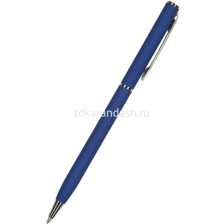Ручка шариковая "Palermo" 0,7мм синяя, автомат, корпус синий, металл 20-0250/07