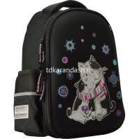 Рюкзак "Котофей" 30х38х20см, 1000гр, 2 отделение, 2 кармана, черный 12-001-041/01 от магазина "Карандаш"