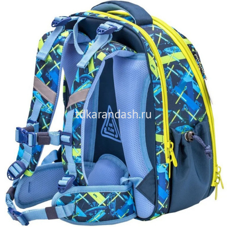 Ранец "Galaxy" 38х35х19см, 800гр, 2 отделения, 2 кармана, с брелком 338-82/20-03 от магазина "Карандаш"
