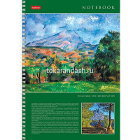 Тетрадь А4 96л клетка "Живопись и мир" на спирали 4 дизайна 083012 от магазина "Карандаш"