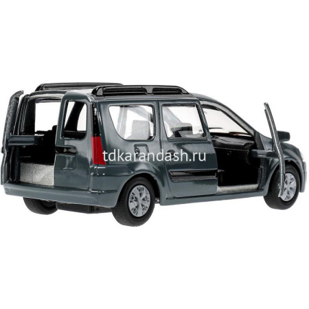 Машина "Lada Largus" серая, инерционная, металл 12см (открывающиеся двери) SB-16-47-N(GY)-WB от магазина "Карандаш"