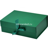 Коробка подарочная 33х25х12см зеленая BJ6717 от магазина "Карандаш"