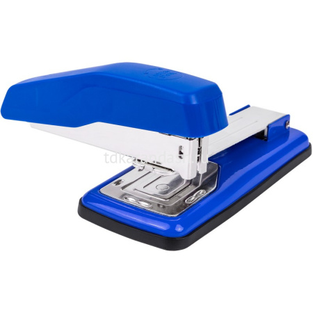 Степлер №24/6,26/6 50л глубина 55мм пластик, синий E0414S/BLUE от магазина "Карандаш"