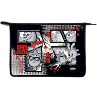 Папка на молнии А4 "Смешарики" 245х340х40мм 1 отделение пластик AMc_03023/084790 от магазина "Карандаш"