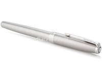 Ручка РЧ "Parker Sonnet Stainless Steel CT" премиум, F черная 1931511 от магазина "Карандаш"