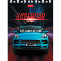 Блокнот А6 40л "Машины" клетка на гребне 5 дизайнов 40Б6B1гр/004666 от магазина "Карандаш"